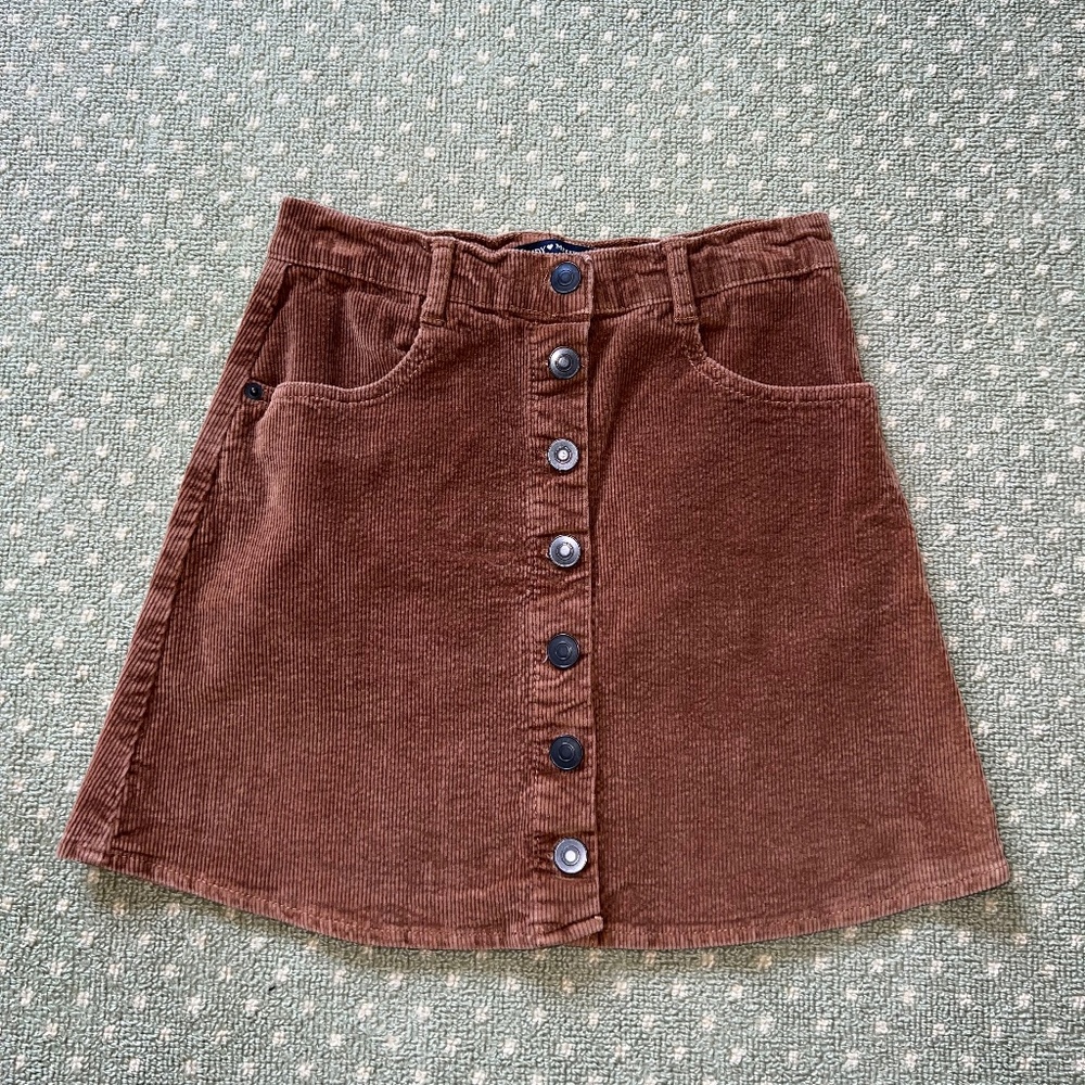 Brandy Melville Corduroy Mini Skirt